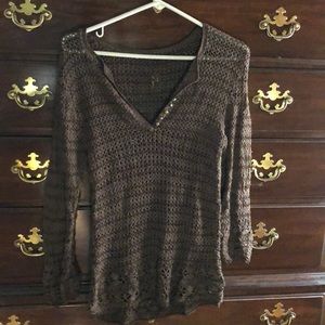 Crocheted sweater